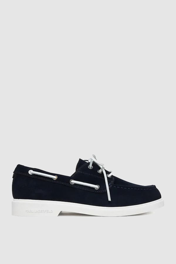 ΠΑΠΟΥΤΣΙΑ KARL LAGERFELD - 5AA NAVY SUEDE